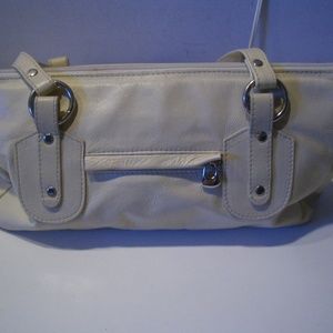 CARTERAS  IVORY LEATHER LADIES SHOULDER BAG